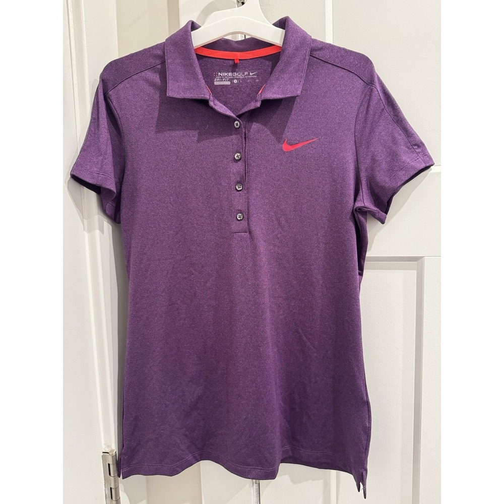 Women's Nike Golf Tour Performance Dri-FIT Polo Shirt Purple Small